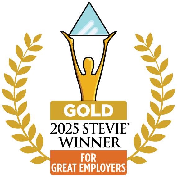 Stevie Awards 2025 Great Employers Gold Winner badge