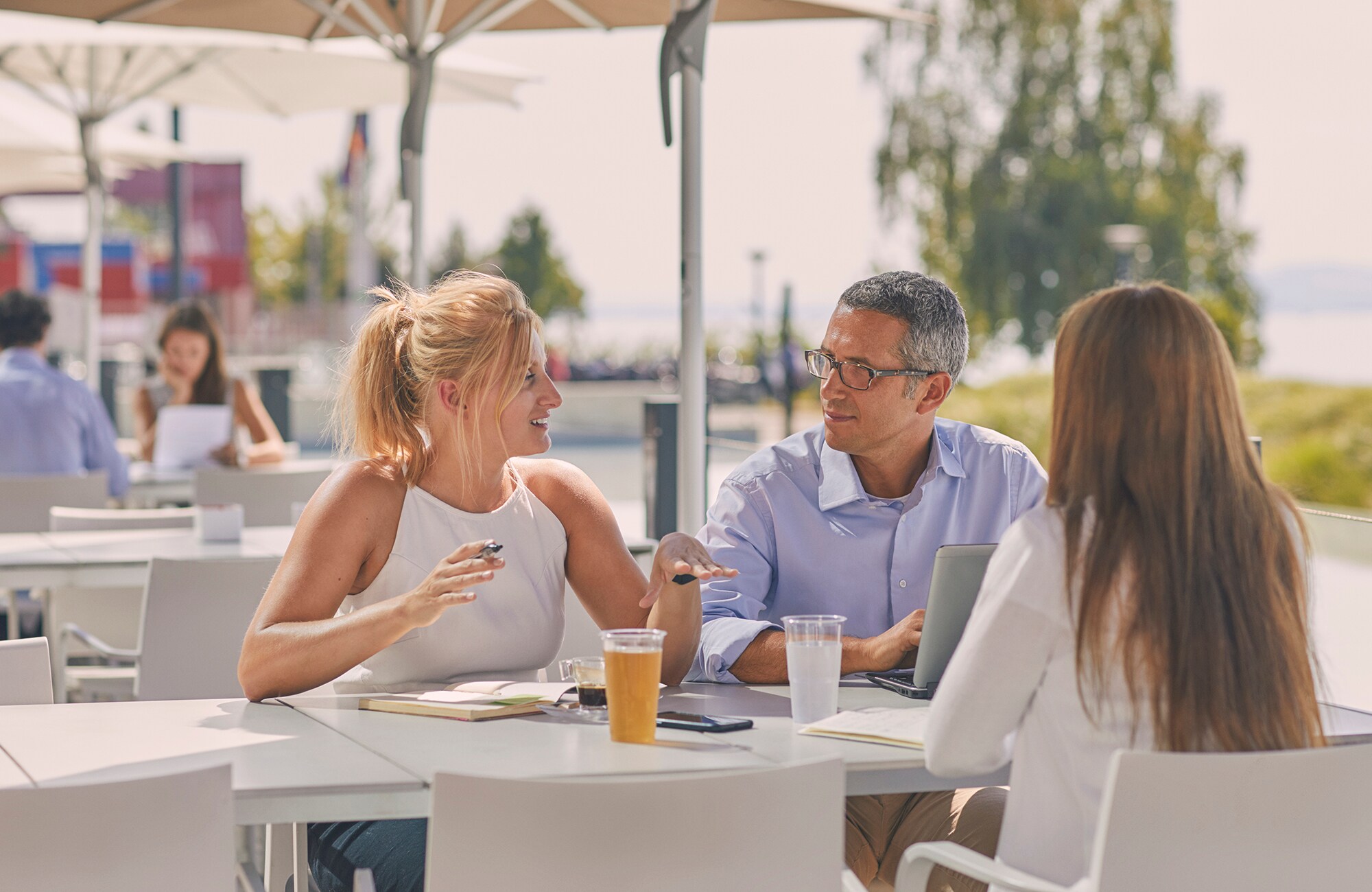 PMI people outside talking 2000 crop