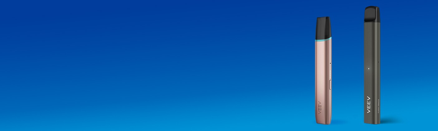 E-vapor products banner Veev One and Veev Now 1404x420_