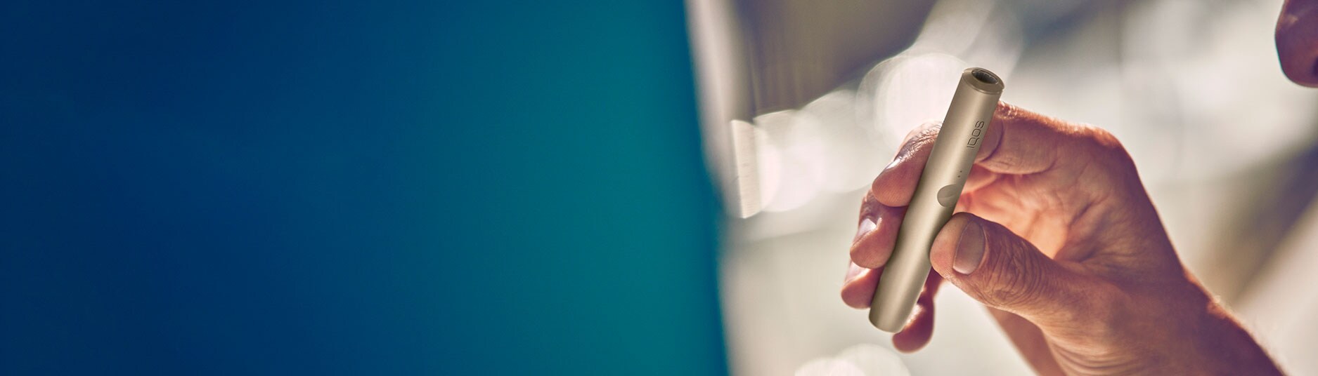 Banner Iqos Iluma heated tobacco product