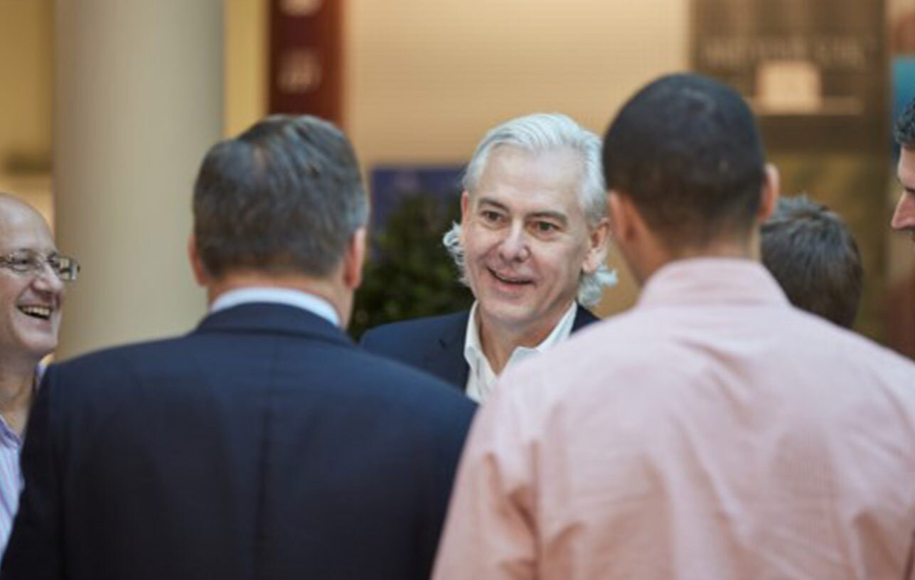 Jacek Olczak talking landscape crop