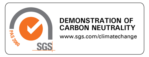 SGS certificate of carbon neutrality